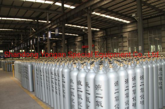 15L Hot Salehigh Quality Seamless Steel Portable CO2 Carbon Dioxide Gas Cylinder