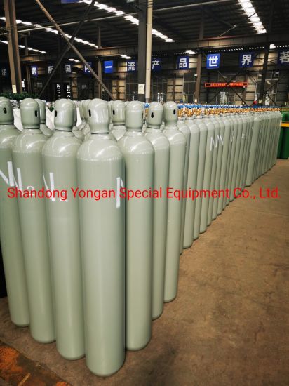 47L230bar High Pressure Vessel Seamless Steel Nitrogen N2 Gas Cylinder