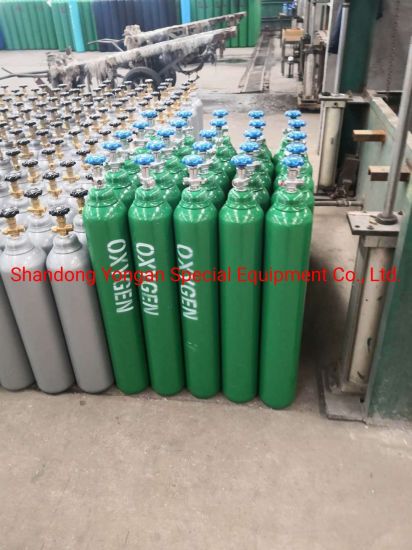 20L 150bar ISO Tped Certificate 5.7mmseamless Steel Industrial and Medical Oxygen Gas Cylinder