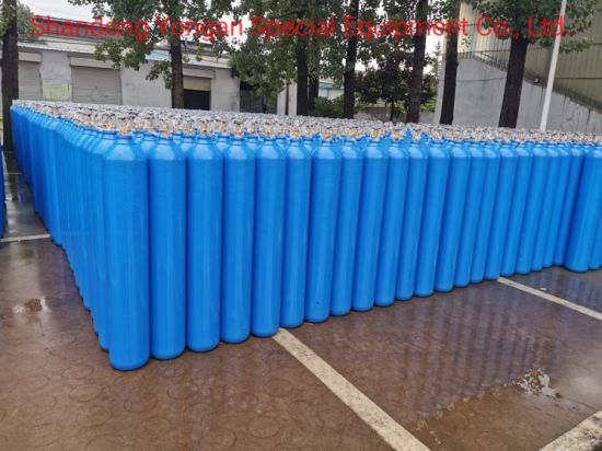 40L 150bar 5.4mm High Pressure Vessel Seamless Steel Oxygen Gas Cylinder