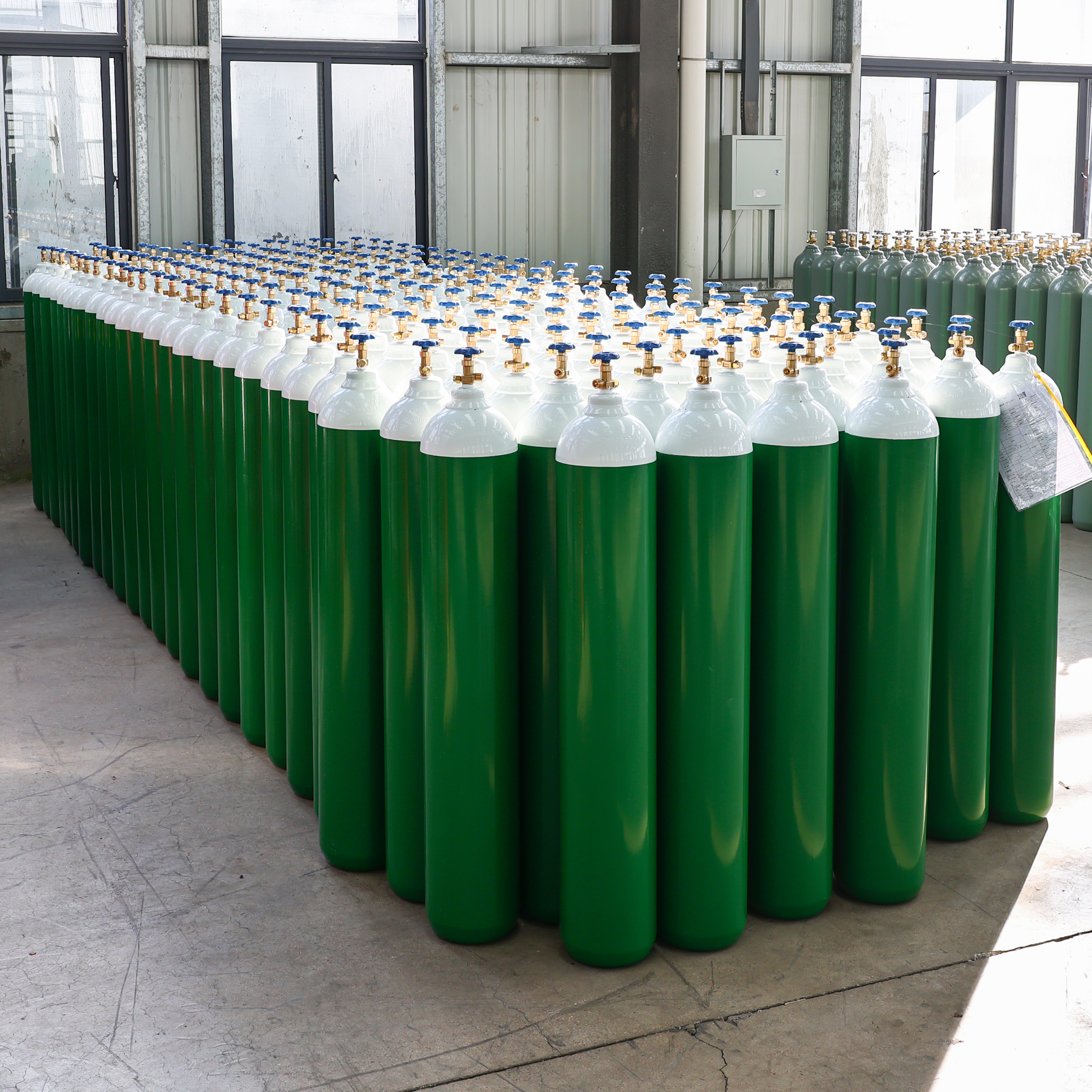 50L 300Bar ISO 9809 TPED certificate High Pressure Vessel Industrial Use gas cylinder