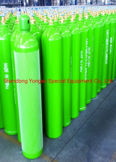 50L Seamless Steel Industrial and Medical Oxygen Gas Cylinder