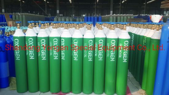 46.7L230bar Tped Seamless Steel Nitrogen/Hydrogen/Helium/Argon/Mixed Gas Cylinder
