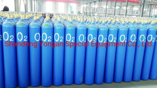 50L Seamless Steel Industrial and Medical Oxygen Gas Cylinder