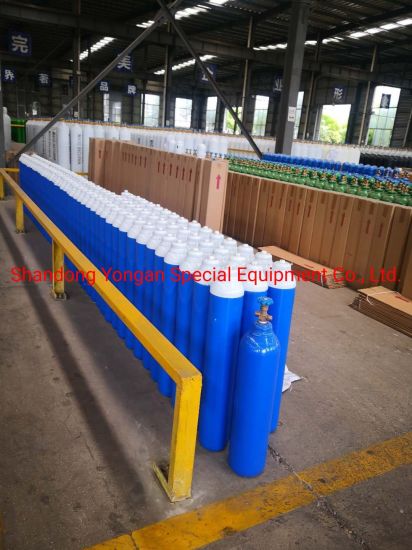 10L ISO Tped Seamless Steel Portable Nitrogen/Hydrogen/Helium/Argon/Mixed Gas Cylinder
