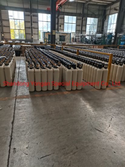 10L Seamless Steel Portableiso Tped Argon Gas Cylinder