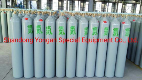 47L 150bar ISO Tped Seamless Steel Nitrogen/Hydrogen/Helium/Argon/Mixed Gas Cylinder