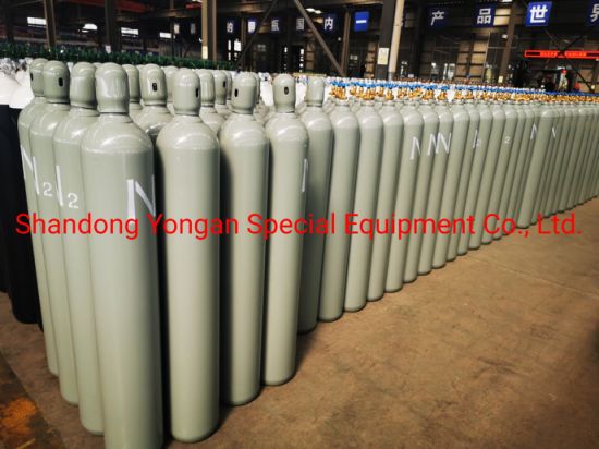 47L200bar High Pressure Vessel Seamless Steel Nitrogen N2 Gas Cylinder