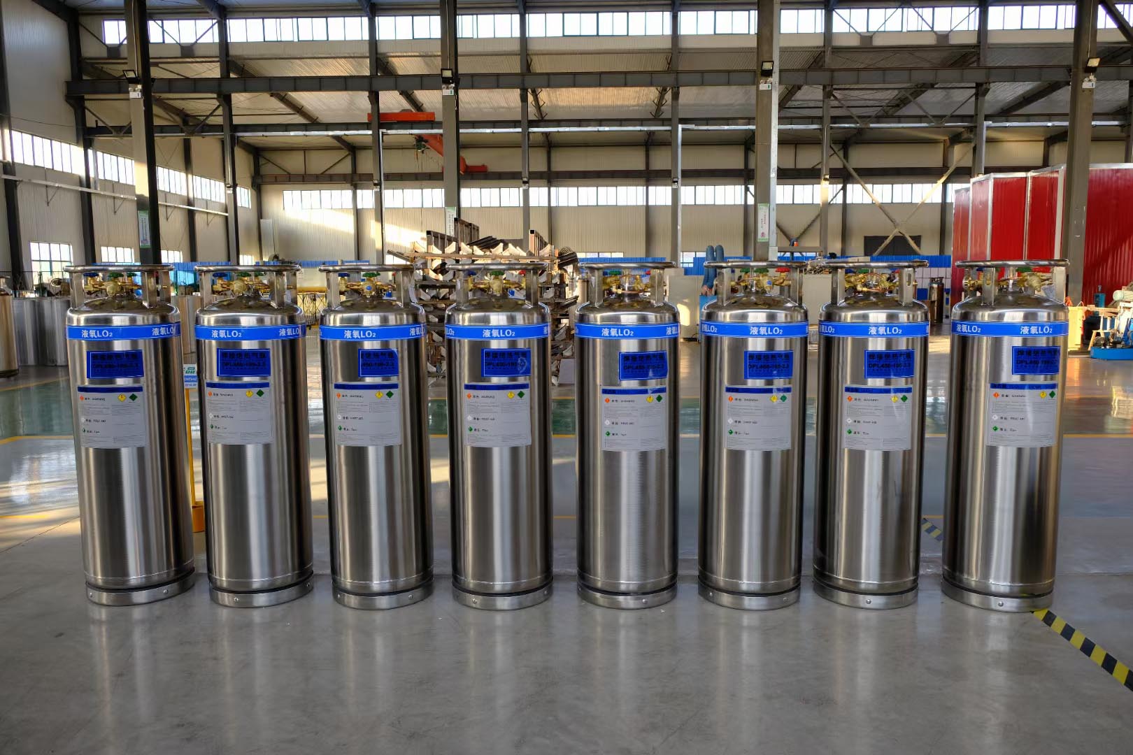 DPL450 175L 14Bar Liquid Oxygen Nitrigen Argon CO2 Industrial and Medical Use Dewar Tank