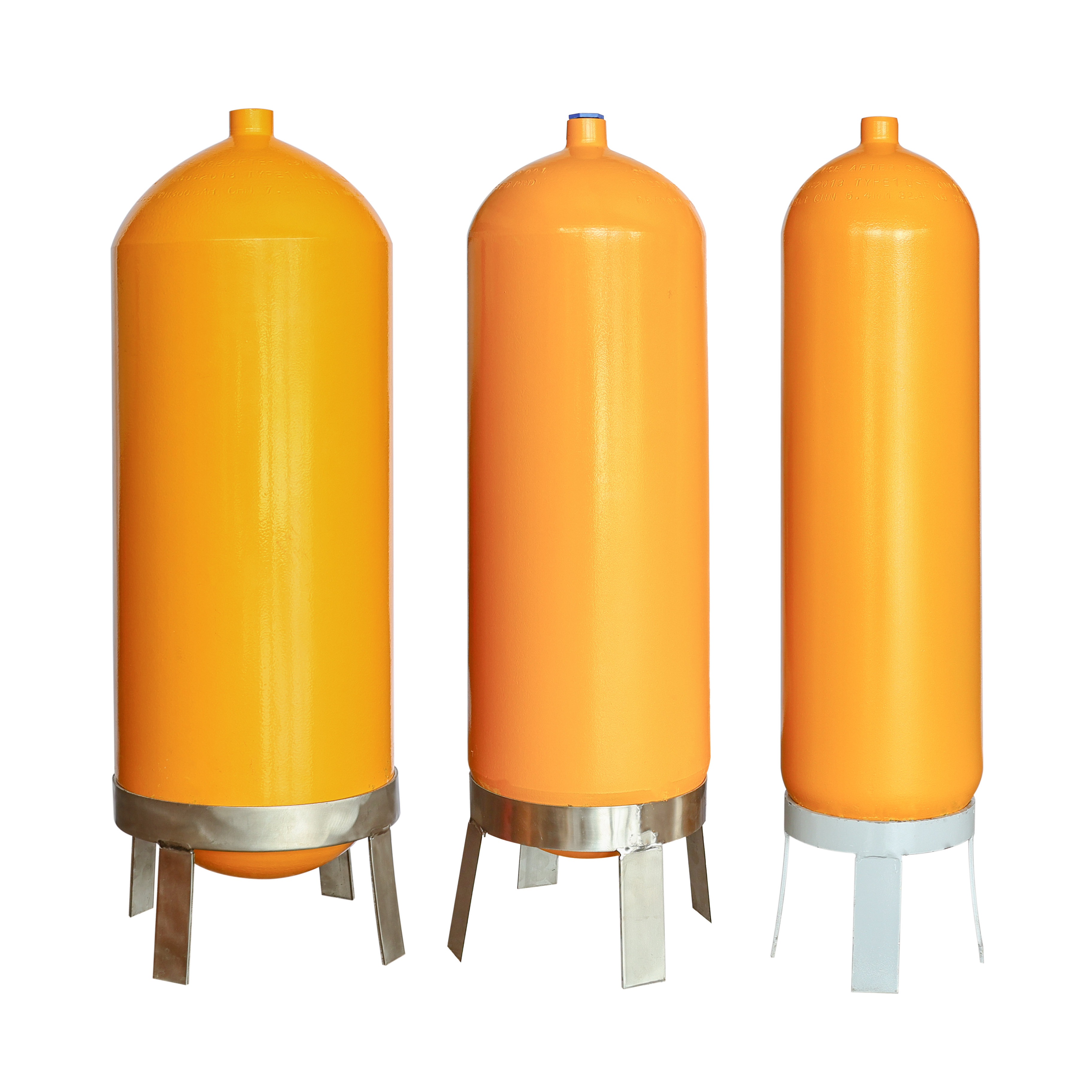 65L 279mm CNG 1 TPED ISO11439 Standard Vehical Compressed Natural Gas Cylinder 