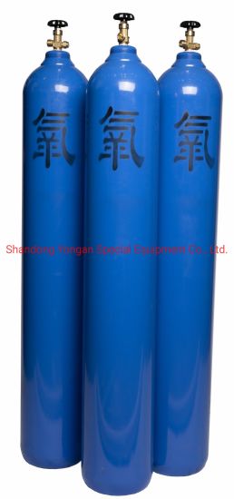 50L150bar 6.0mm Seamless Steel Industrial and Medical Oxygen Gas Cylinder