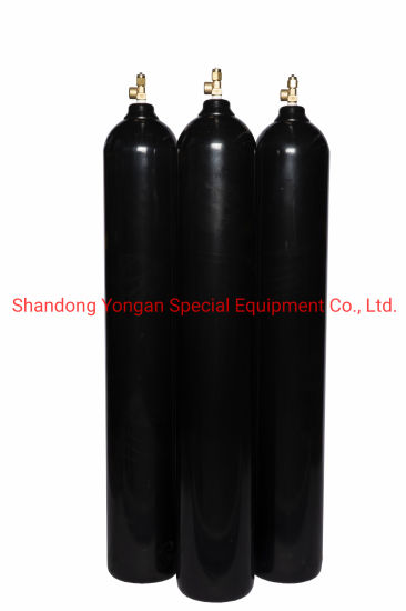 47L 150bar Seamless Steel Nitrogen/Hydrogen/Helium/Argon/Mixed Gas Cylinder