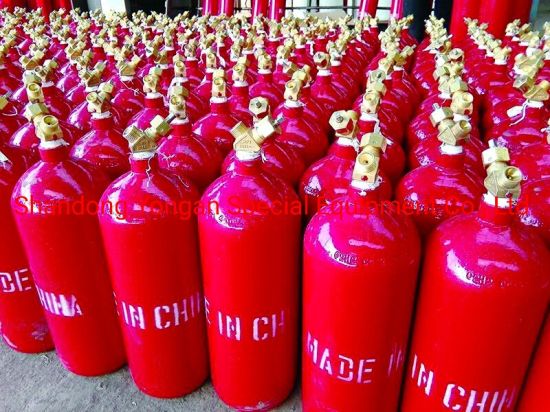 10L 140mm ISO Tped Seamless Steel Portable Nitrogen/Hydrogen/Helium/Argon/Mixed Gas Cylinder
