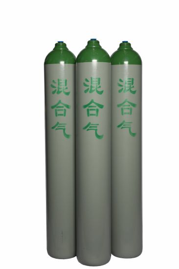 50L200bar 5.8mm High Pressure Vessel Seamless Steel Mix Gas Cylinder