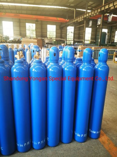15L 159mm ISO Tped Seamless Steel Portable Household Health Care Medical Oxygen Gas Cylinder