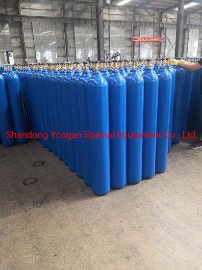 40L200bar 5.2mm ISO Tped High Pressure Vessel Seamless Steel Oxygen Gas Cylinder