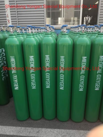 47L200bar High Pressure Vessel Seamless Steel Oxygen Gas Cylinder