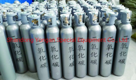 40L 150bar High Pressure Vessel Seamless Steel CO2 Carbon Dioxide Gas Cylinder