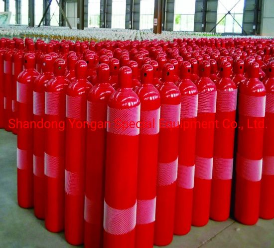 40L230bar ISO Tped High Pressure Vessel Seamless Steel Oxygen Gas Cylinder