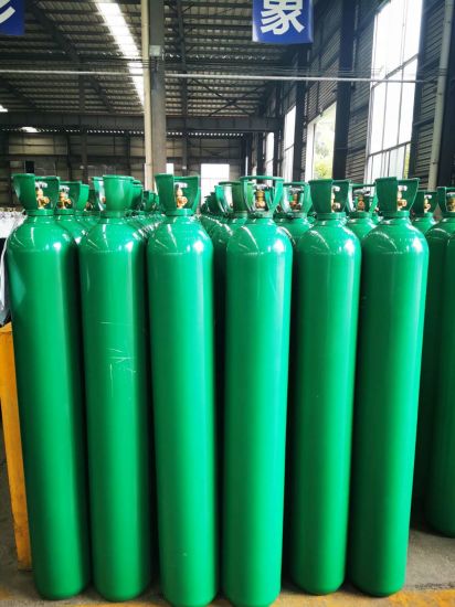 Oxygen Cylinder with Handle Cap and Valve