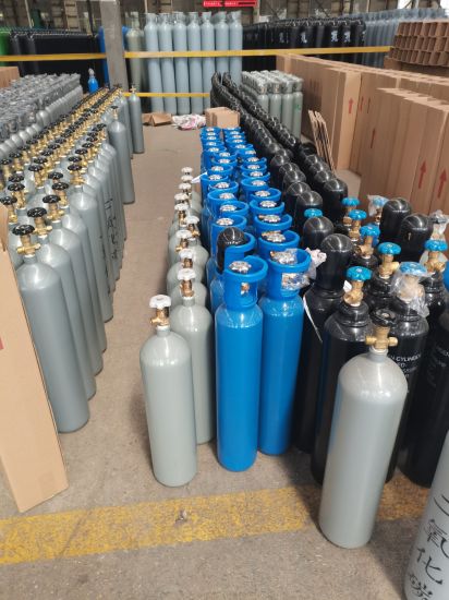 15L152mm Seamless Steel Portable ISO Tped Argon Gas Cylinder